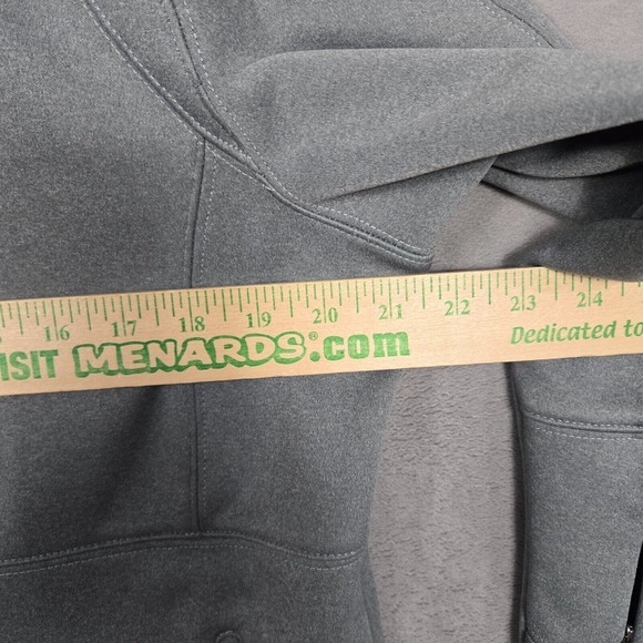 The North Face womens Large fleece Full Zip WindWall Softshell Gray *FLAW*‎ - Picture 7 of 11